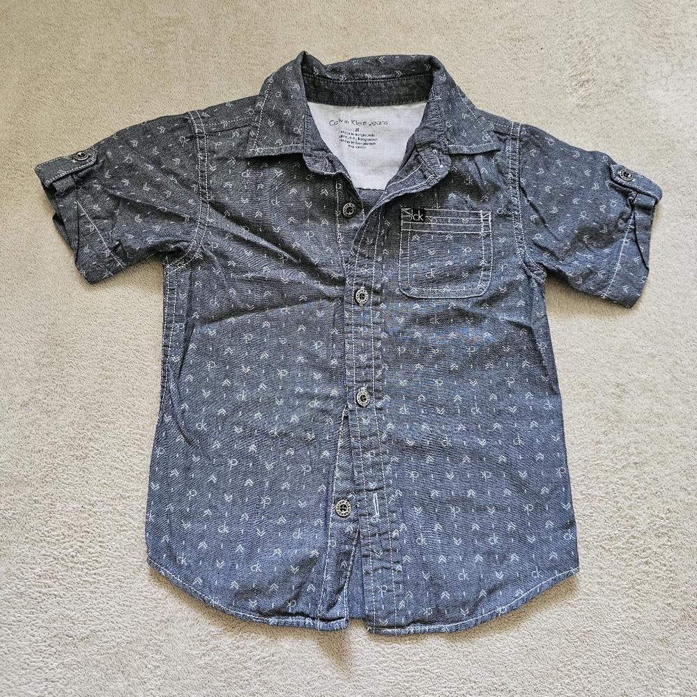 Boys Calvin Klein button down